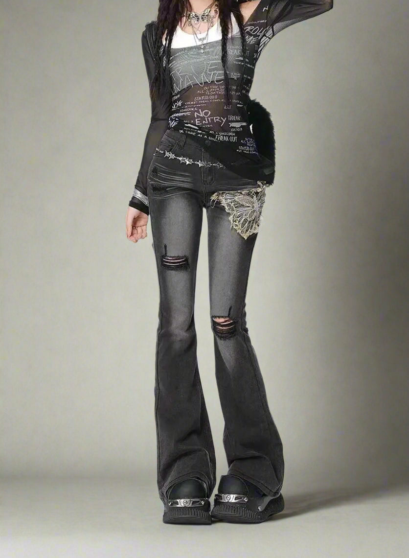 gothic-butterfly-distressed-flare-jeans-218099